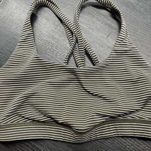 Lululemon Striped Sports Bra Sz 8